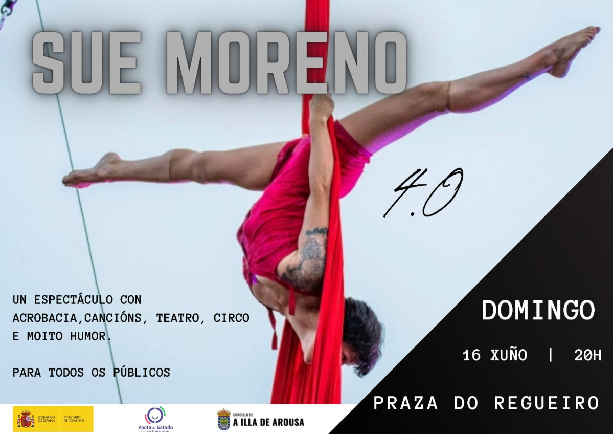 Espectu00e1culo Sue Moreno en A Illa