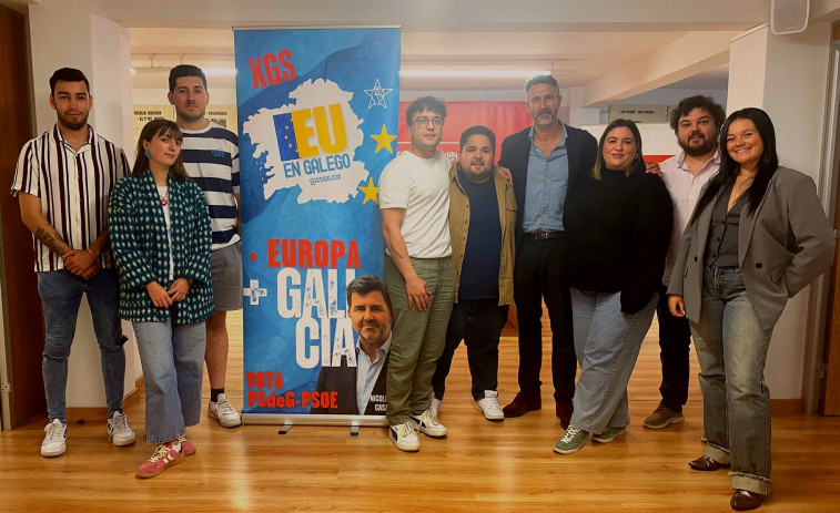 Xuventudes Socialistas se refunda en Vilagarcía con David Álvarez Caneda al frente