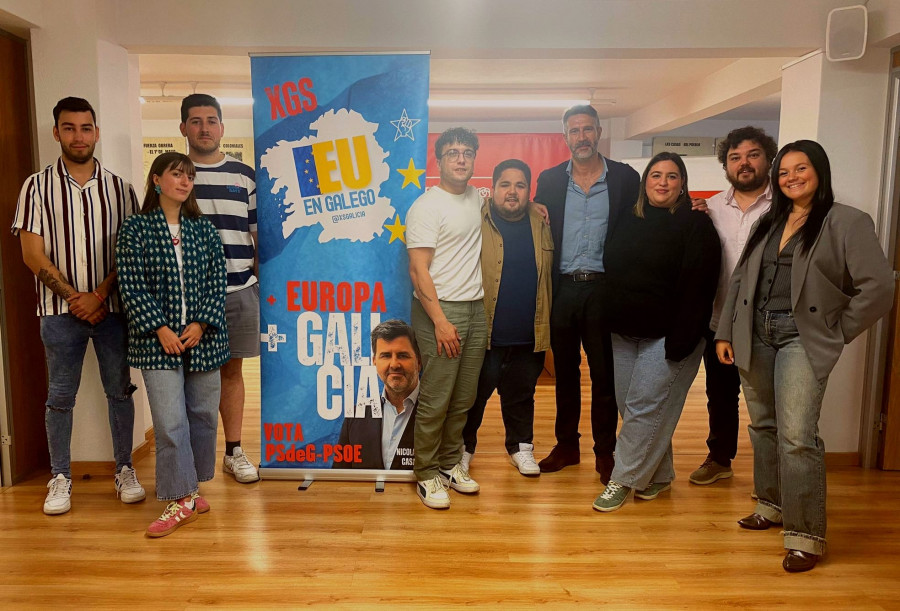 Xuventudes Socialistas se refunda en Vilagarcía con David Álvarez Caneda al frente