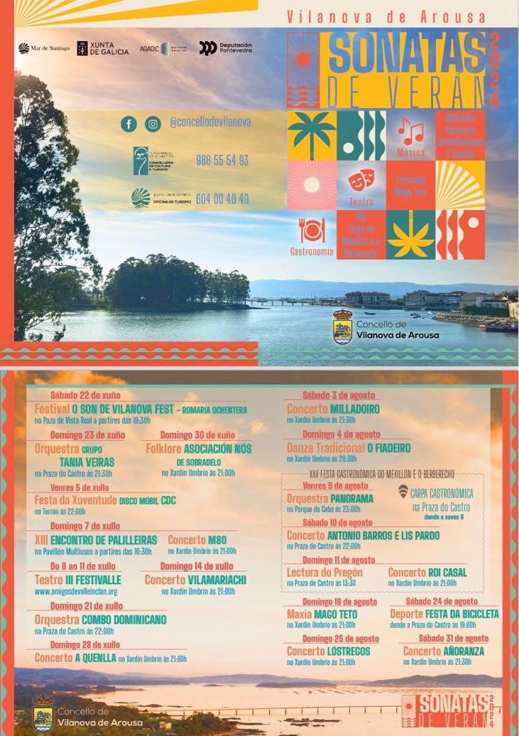 Cartel de actividades de las Sonatas