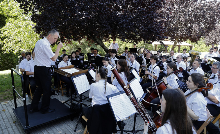 La Banda de Música arranca en O Piñeiriño y el Parque da Coca su ciclo de conciertos al aire libre