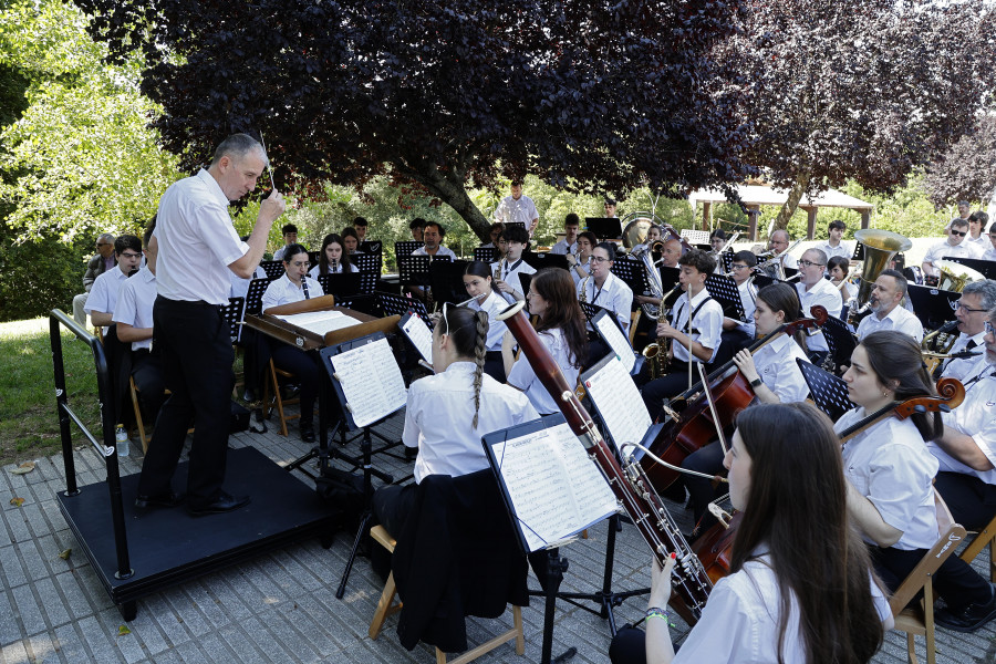 La Banda de Música arranca en O Piñeiriño y el Parque da Coca su ciclo de conciertos al aire libre