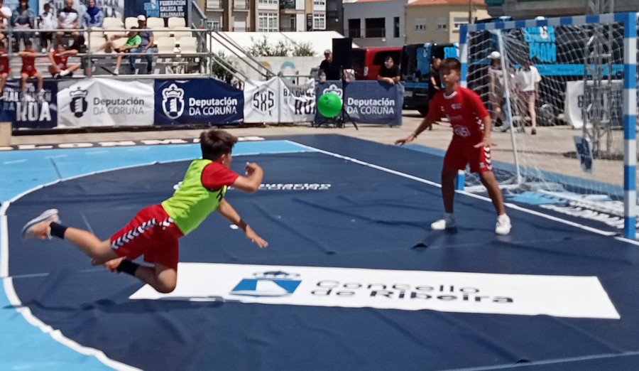 Ribeira decide este fin de semana los ganadores de la Copa 5x5 Deputación da Coruña de Balonmano