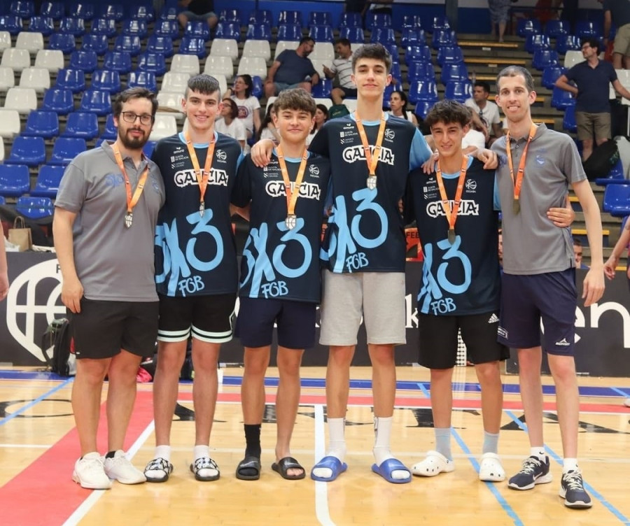 Los arousanos Yago Rey y Mauro Caneda, novenos con Galicia sub 15 en Murcia