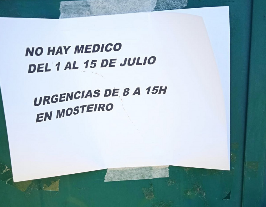 Malestar en Meis por el cierre del consultorio médico de San Martiño durante quince días
