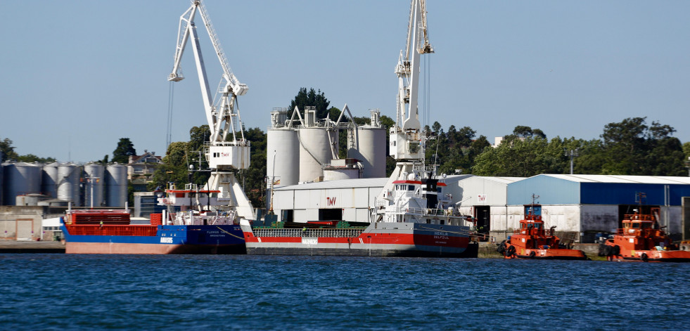 El Puerto de Vilagarcía tuvo que parar media hora por la falta de conexión