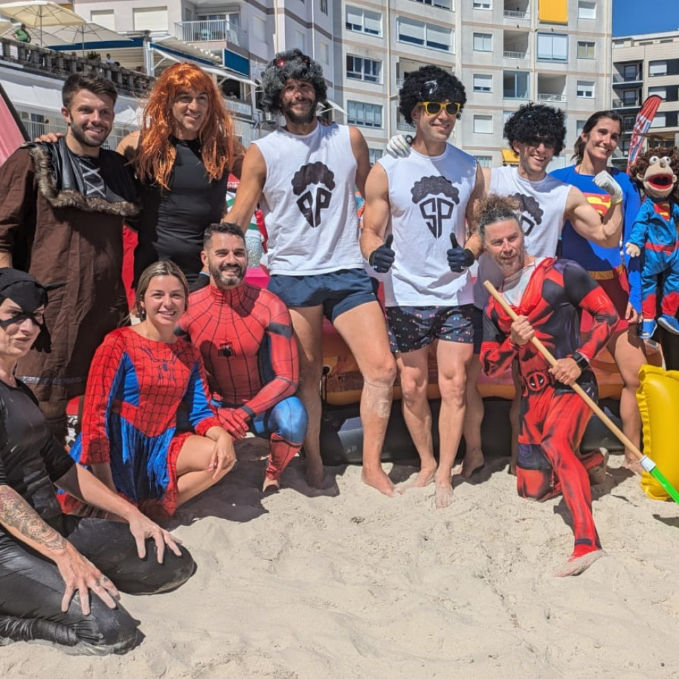 La playa Panadeira de Sanxenxo será un año más el escenario del Campeonato Mundial de Colchonetas