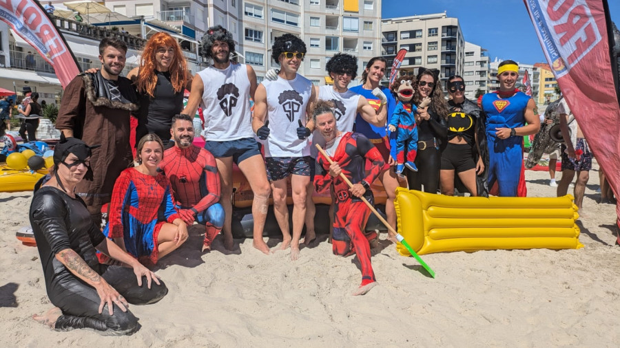 La playa Panadeira de Sanxenxo será un año más el escenario del Campeonato Mundial de Colchonetas