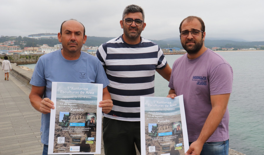 Una nueva cita del encuentro de elaboración de esculturas de arena de Ribeira se celebrará este domingo en la playa de A Corna