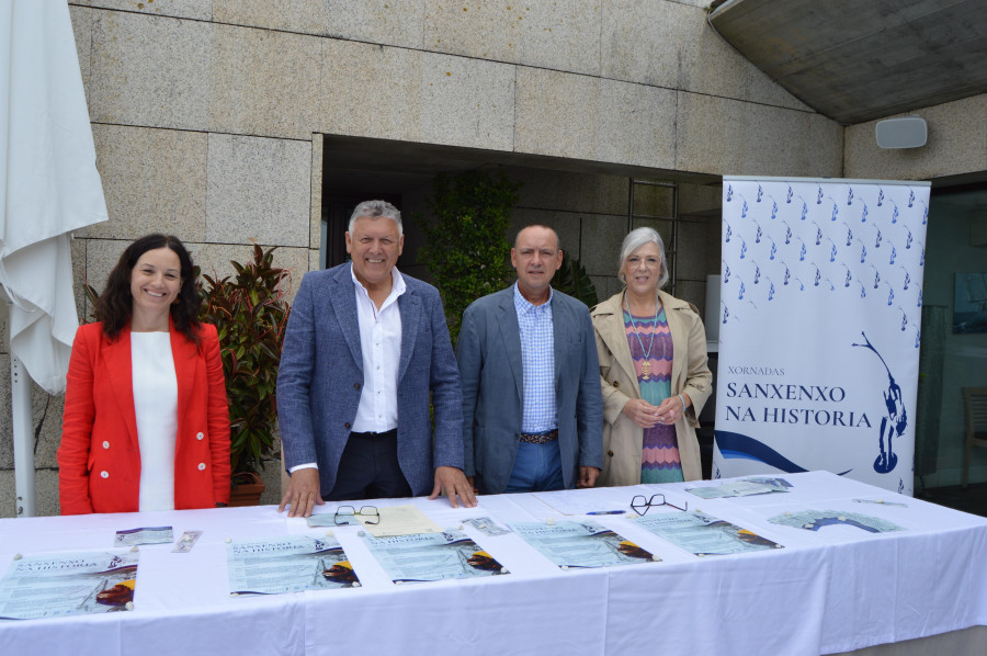 Las ponencias de Rafael Fontoira y Henrique M. Neira inauguran las jornadas Sanxenxo na Historia