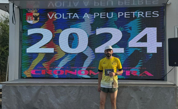 El Club de Atletismo Cambados celebra el triplete de su atleta Sergio Soto en carreras populares