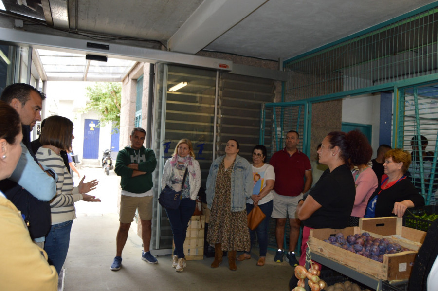 La Praza de Abastos de Portonovo mantendrá su servicio durante la fase inicial de las obras
