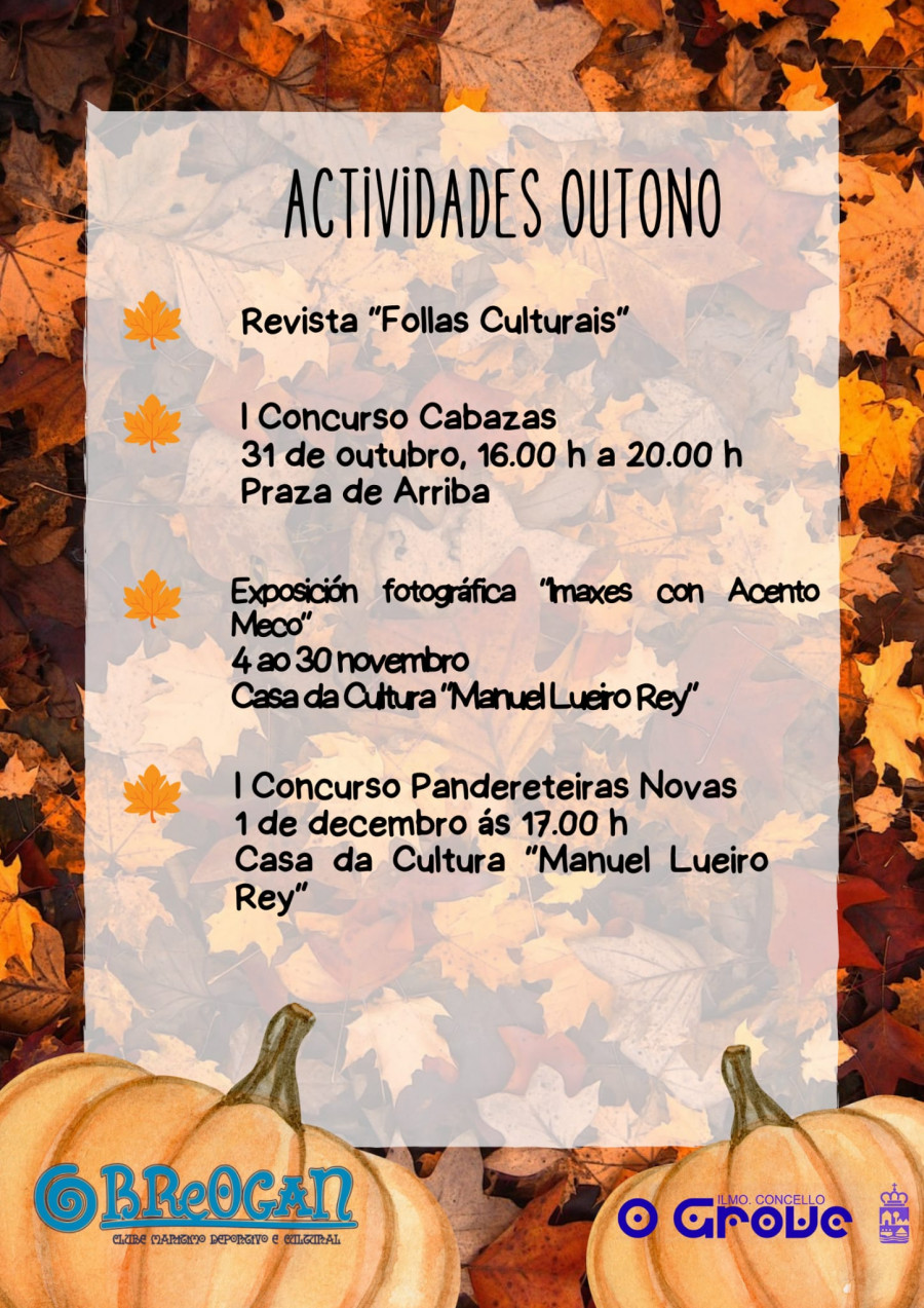 El Club Breogán de O Grove inicia su programación de otoño con dos concursos y una exposición