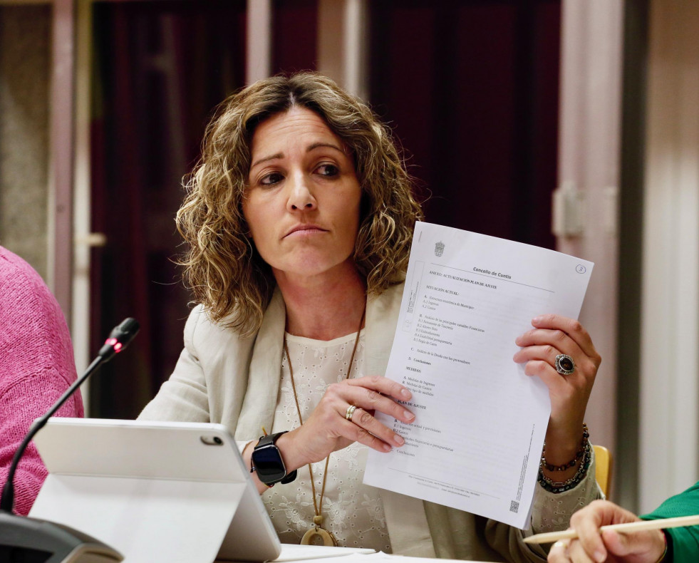 Isabel Couselo, portavoz del PP de Cuntis
