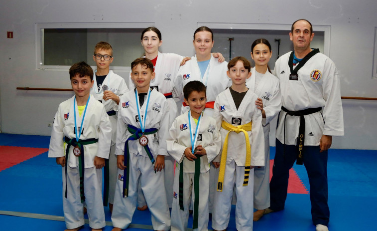 El Club Olimpic Vilagarcía llevó nueve competidores al XXIV Open de Pontevedra