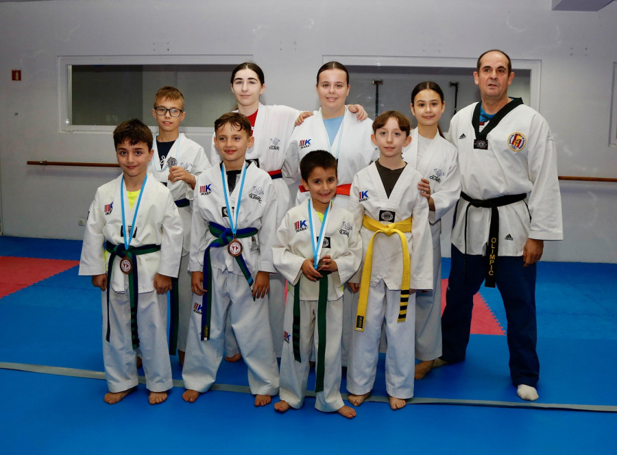 El Club Olimpic Vilagarcía llevó nueve competidores al XXIV Open de Pontevedra