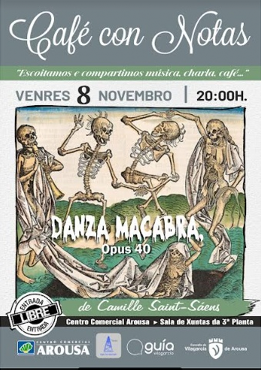 El Café con Notas invita a bailar hasta a los difuntos de la mano de "La danza Macabra"