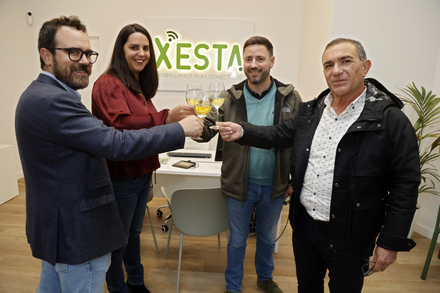 Xesta Telecom extiende fibra óptica en zonas de sombra del rural de Cambados y prevé ampliar su red