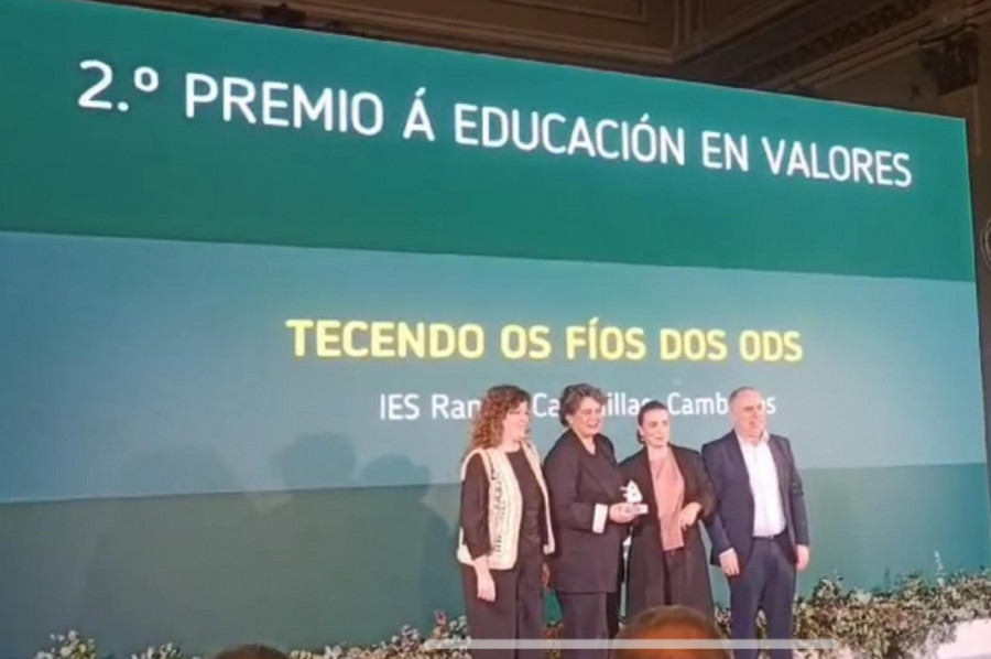 El proyecto “Tecendo os fíos dos ODS” del IES Cabanillas recibe un premio provincial Xuventude