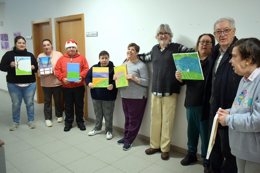 Usuarios del CODI de Valga celebran el Día de las Personas con Discapacidad con sus familiares