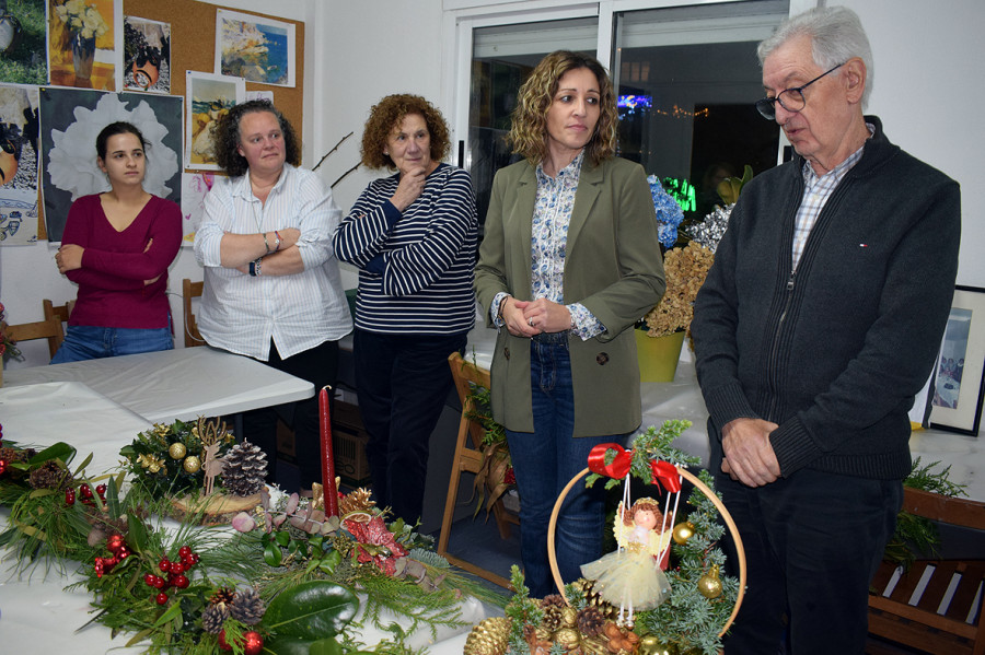 Mulleres Rurais Albor clausuran un curso de arte floral de treinta horas