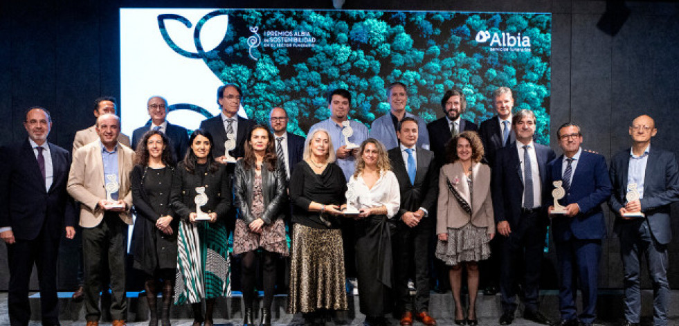 Grupo Albia entrega los galardones de los I Premios Albia de Sostenibilidad en el Sector Funerario