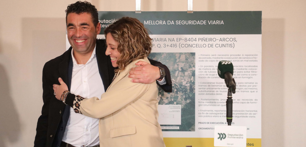 La Diputación pone en marcha la contratación de las obras de mejora de la carretera de Piñeiro a Arcos, en Cuntis