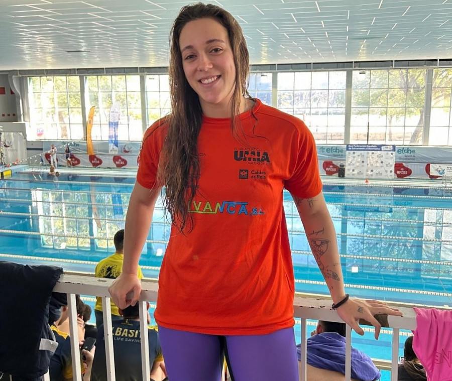 Antía García se proclama campeona de España en los 50 rescate maniquí