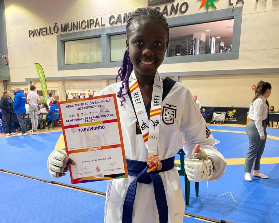 Amy Ndong se convierte en la primera senegalesa que logra una medalla con el Natural Sport