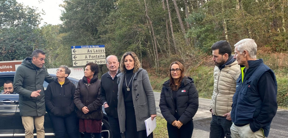 La Diputación anuncia el ensanche inmediato de la EP-0503 Mané-Rebón en Moraña