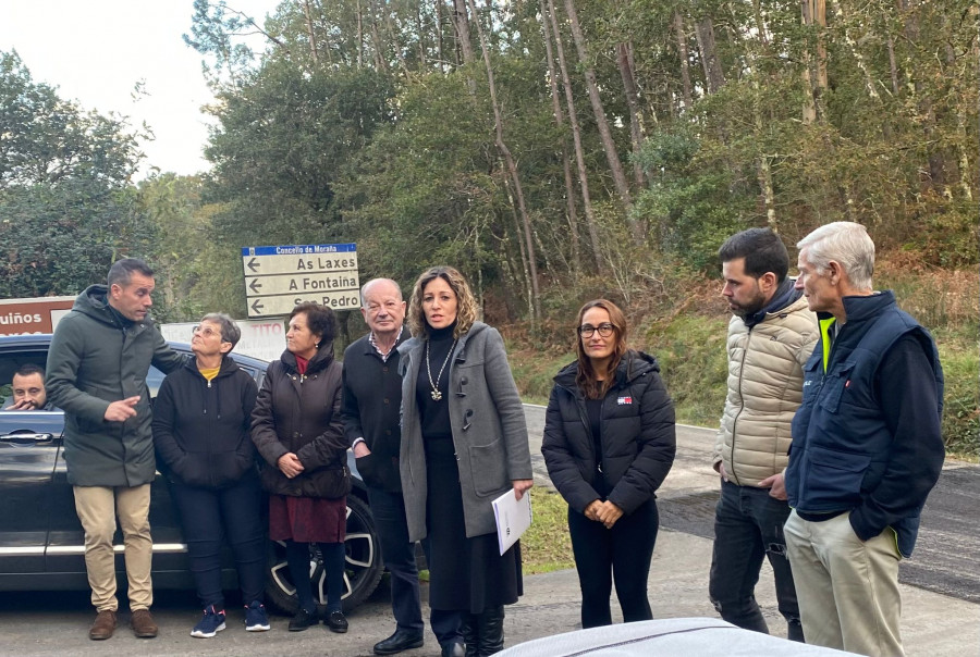 La Diputación anuncia el ensanche inmediato de la EP-0503 Mané-Rebón en Moraña