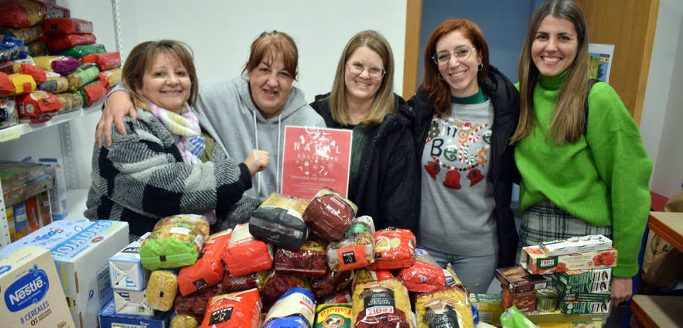 El CRA de Valga reúne cerca de una tonelada de alimentos para servicios sociales