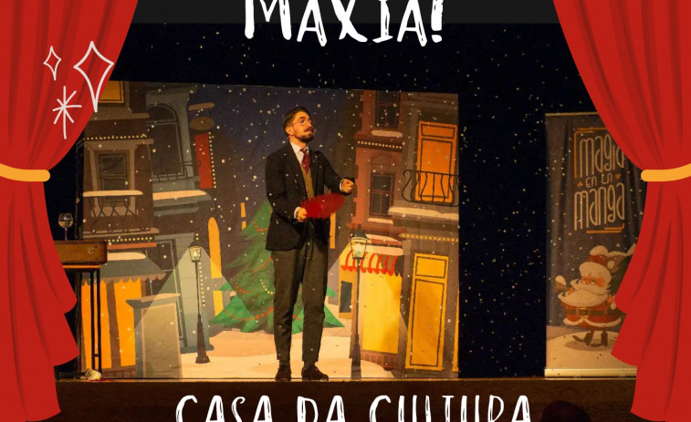 La casa de la cultura de O Grove se llena de magia el lunes con un espectáculo para toda la familia