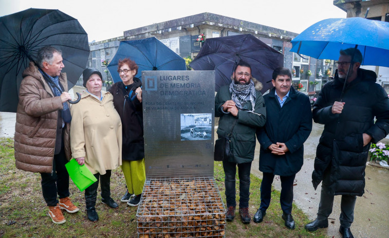 Vilagarcía dignifica la memoria de las víctimas del franquismo en Rubiáns