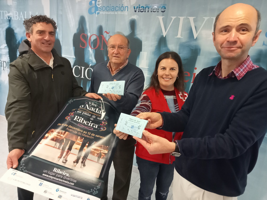 Los niños de familias vulnerables de Ribeira podrán acceder gratis a la pista de hielo con ayuda de Servizos Sociais