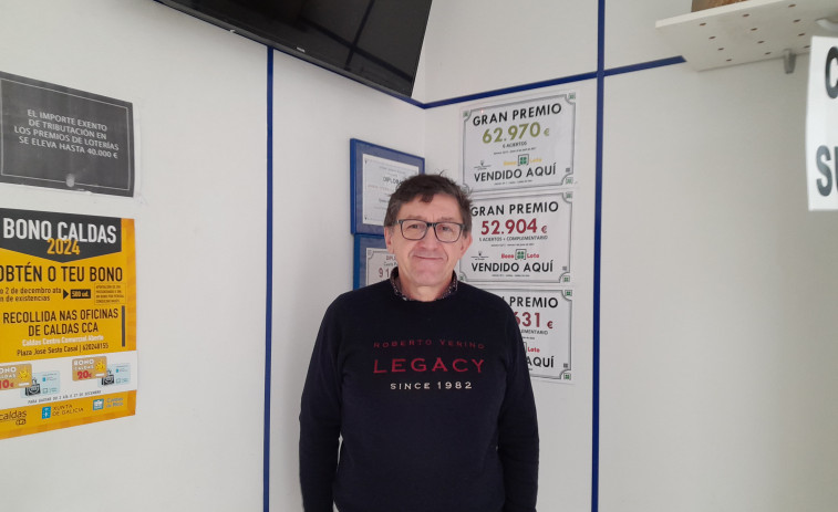 Un Cuarto Premio de la Lotería deja un pellizco de 200.000 euros en Caldas