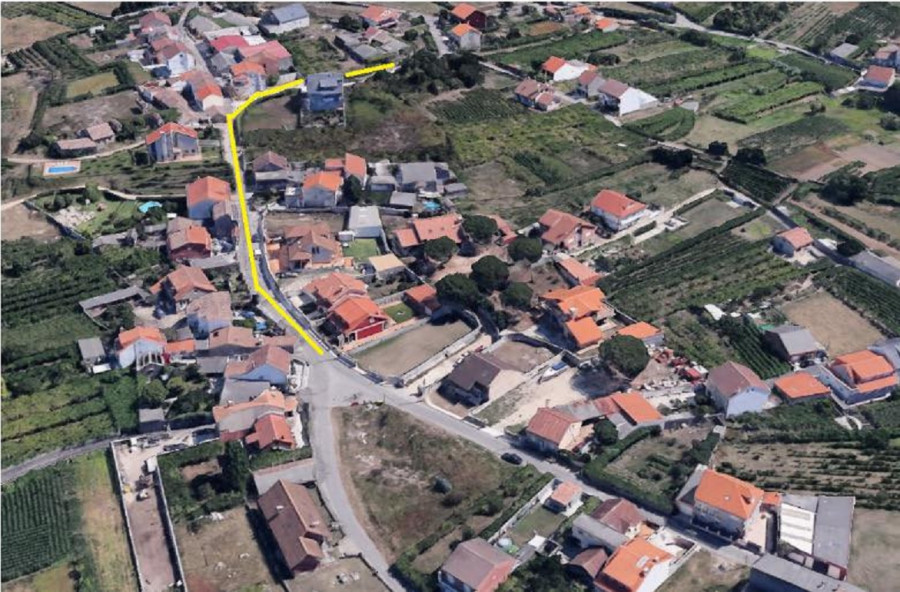 Cambados destina 23.971 euros a obras de asfaltado de una carretera interior de la parroquia de Corvillón