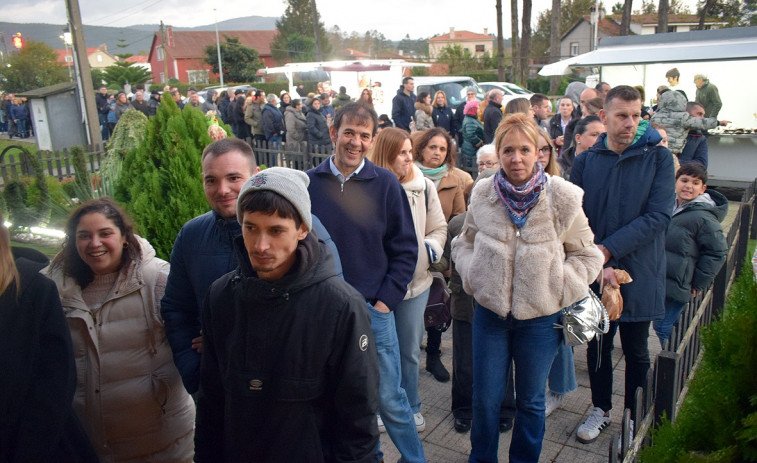El Belén de Valga registra colas de hasta dos horas y media durante estas Navidades