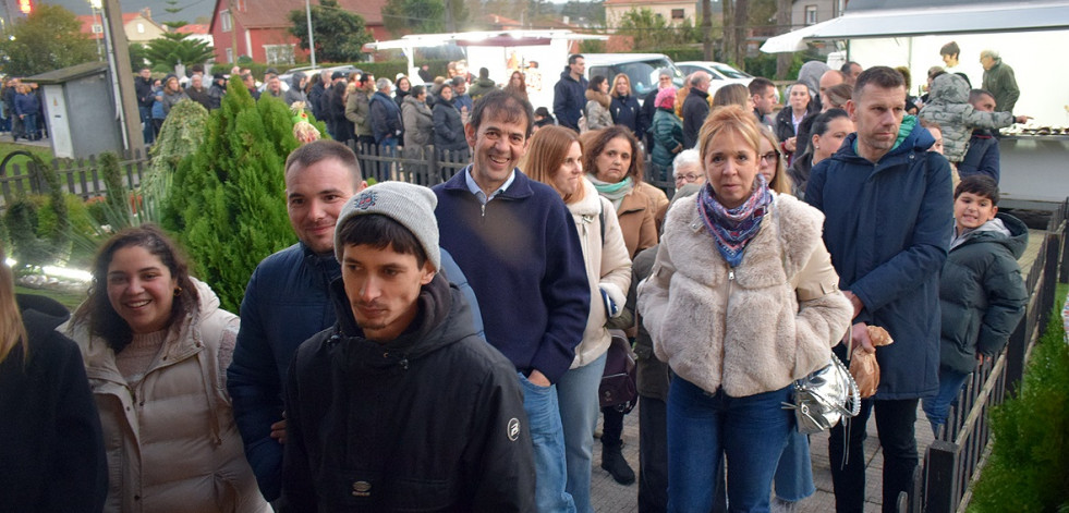 El Belén de Valga registra colas de hasta dos horas y media durante estas Navidades