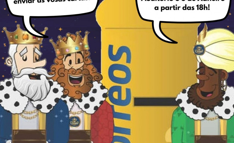 Los carteros reales de Correos estarán con los Reyes Magos en Vilagarcía
