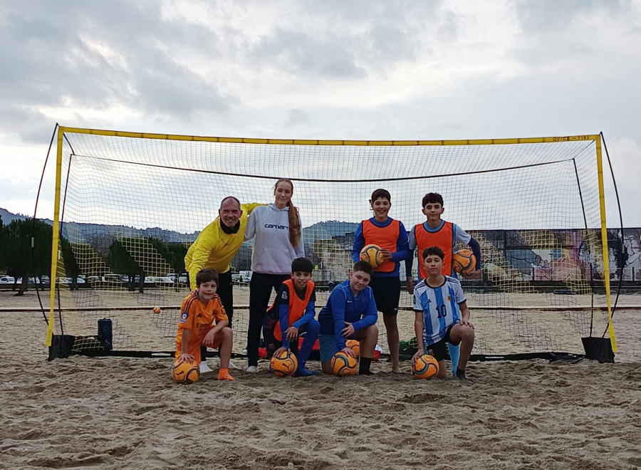 La playa A Concha-Compostela acogió el primer campus del Club Talitrus