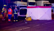 Fallece un repartidor tras chocar contra un taxi en Rubiáns