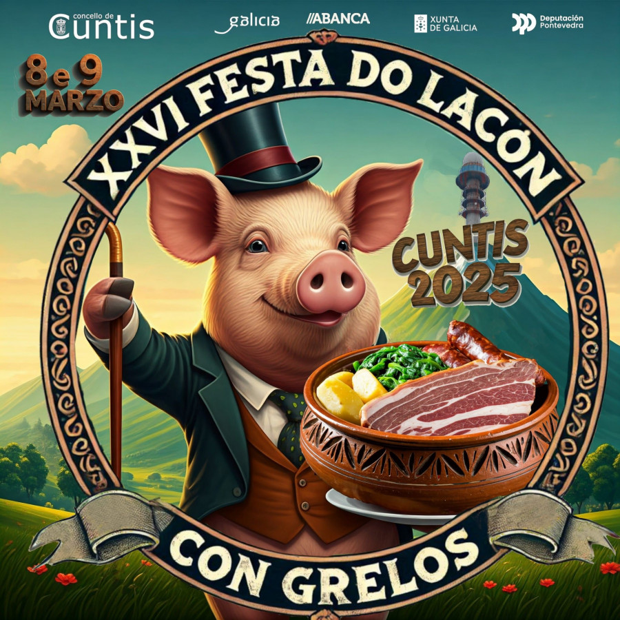 Cuntis presenta un cartel del Lacón con Grelos que innova con el uso de Inteligencia Artificial