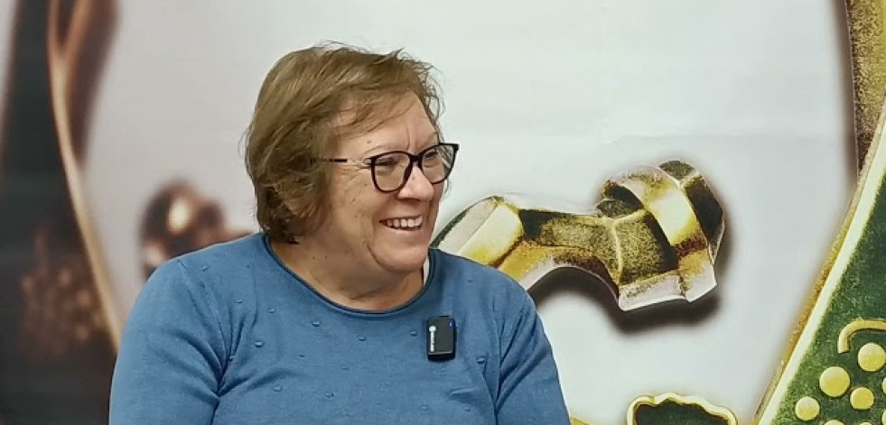 Mari Carmen Castiñeiras (Amigos do Belén de Valga) | “Este ano houbo colas de ata dúas horas para ver o Belén”