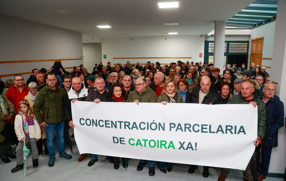 Catoira se planta por la parcelaria: “Ou nos facemos valer ou terannos empantanados”