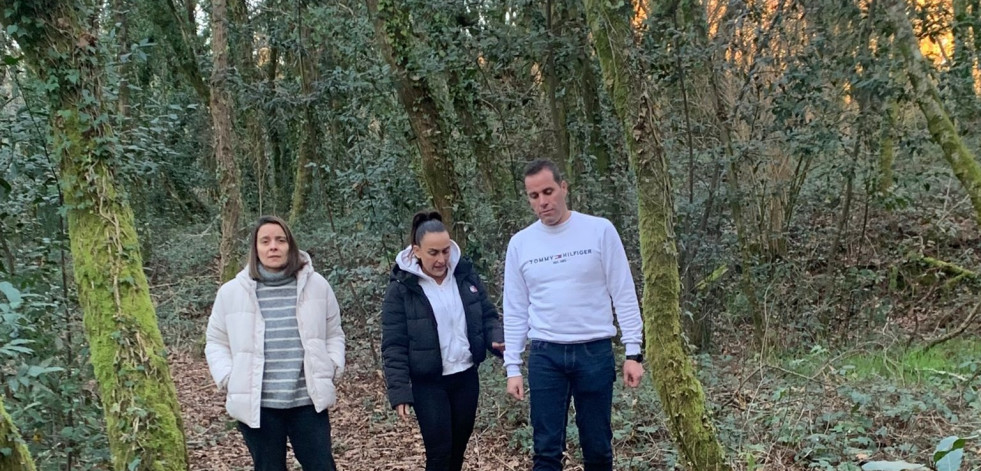 Moraña propone a la Xunta la mejora de A Pontenova y avanza en la reforestación fluvial del Umia