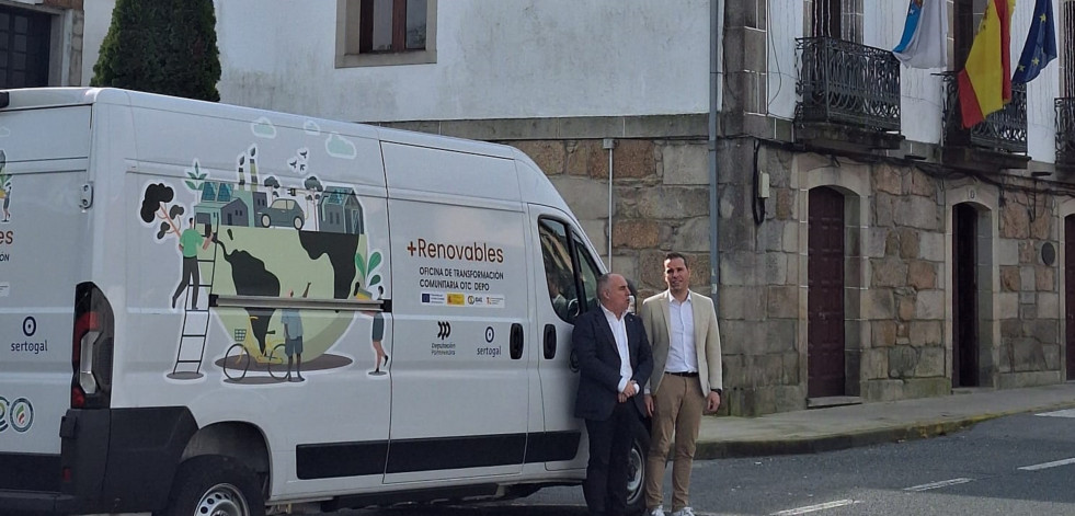 La oficina móvil de +Renovables informa en Portas y Moraña sobre ahorro y eficiencia energética