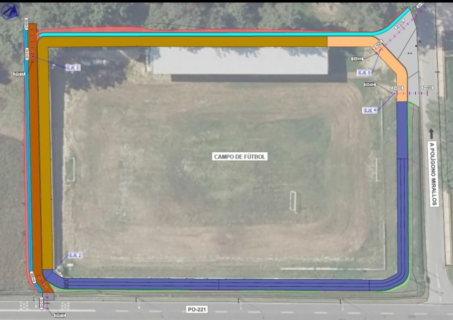 Moraña impulsa la construcción de una pista de atletismo con una inversión de 150.000 euros