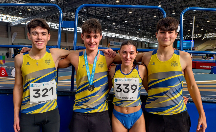 El Atletismo Barbanza logra tres medallas en los Autonómicos Sub 18 y Sub 20