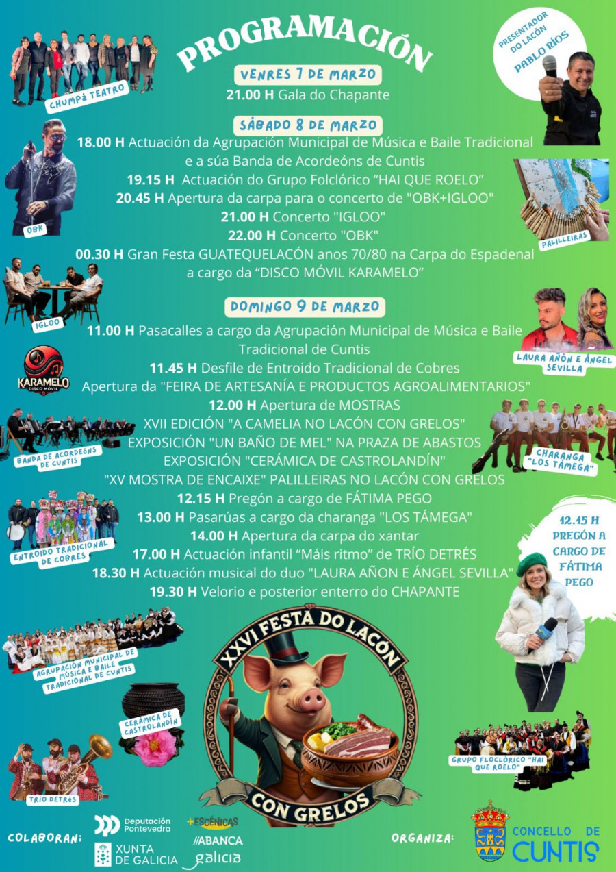 Fátima Pego se encargará de dar el pregón en la nueva edición de la Festa do Lacón con Grelos